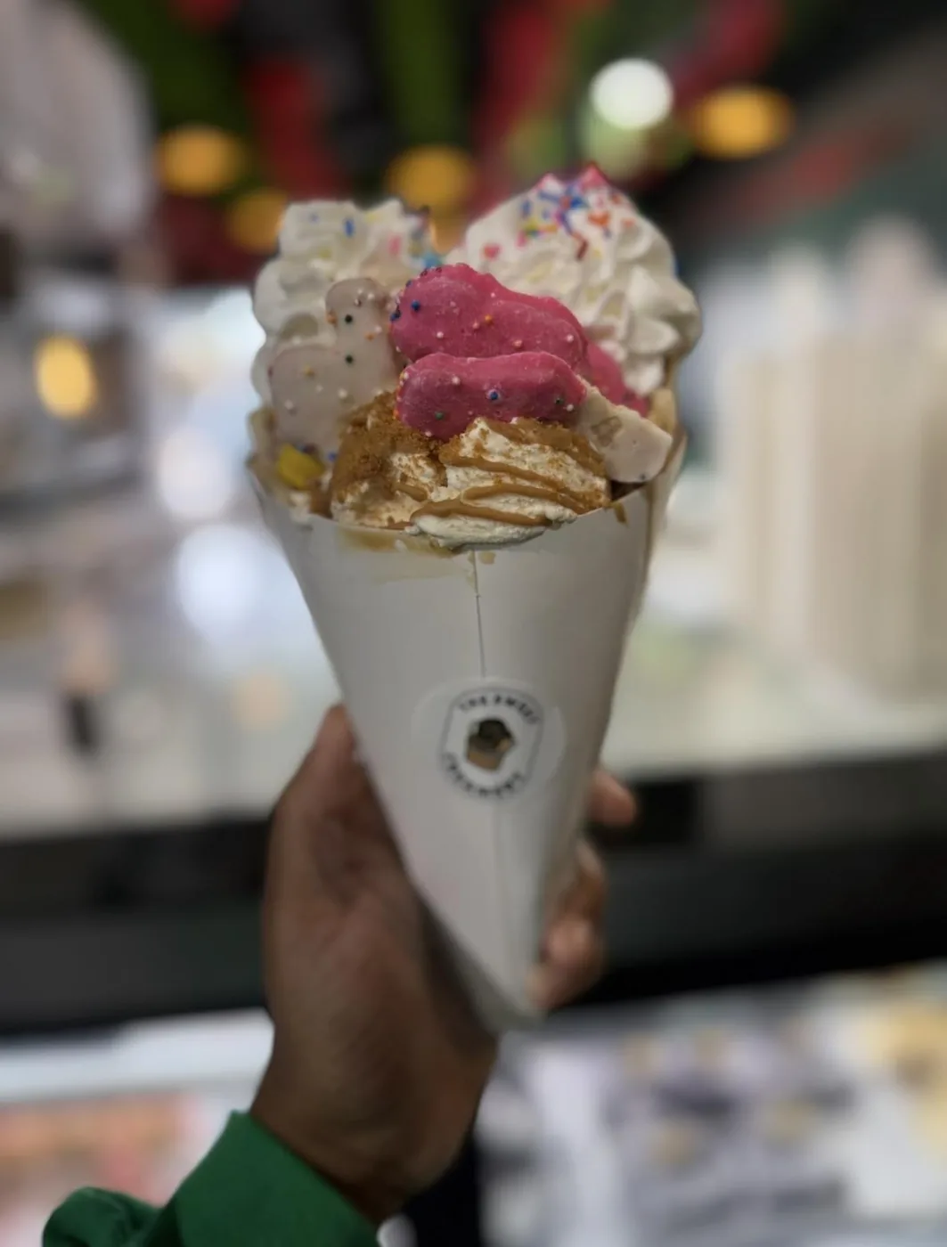 Party animal bubble waffle