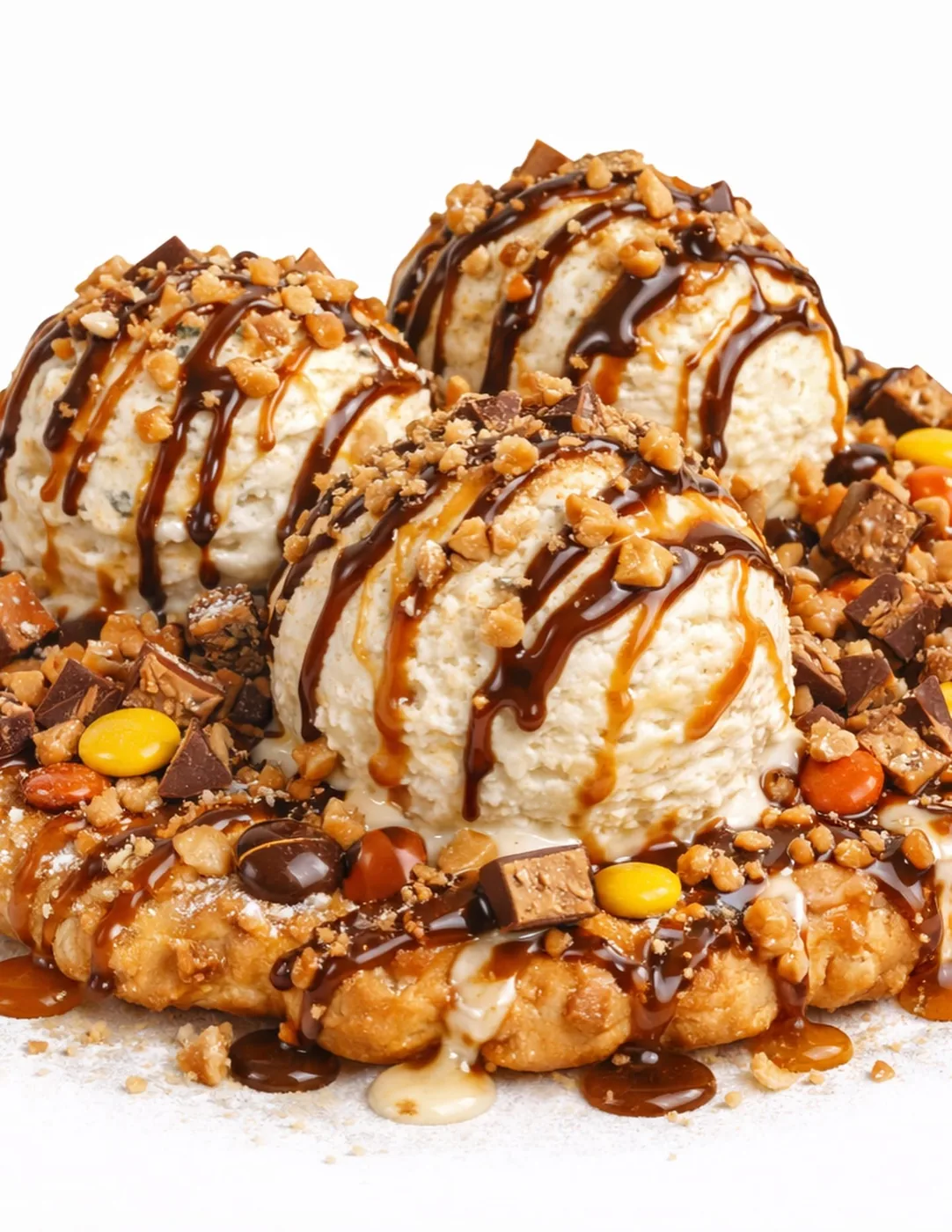 Loaded funnel cake