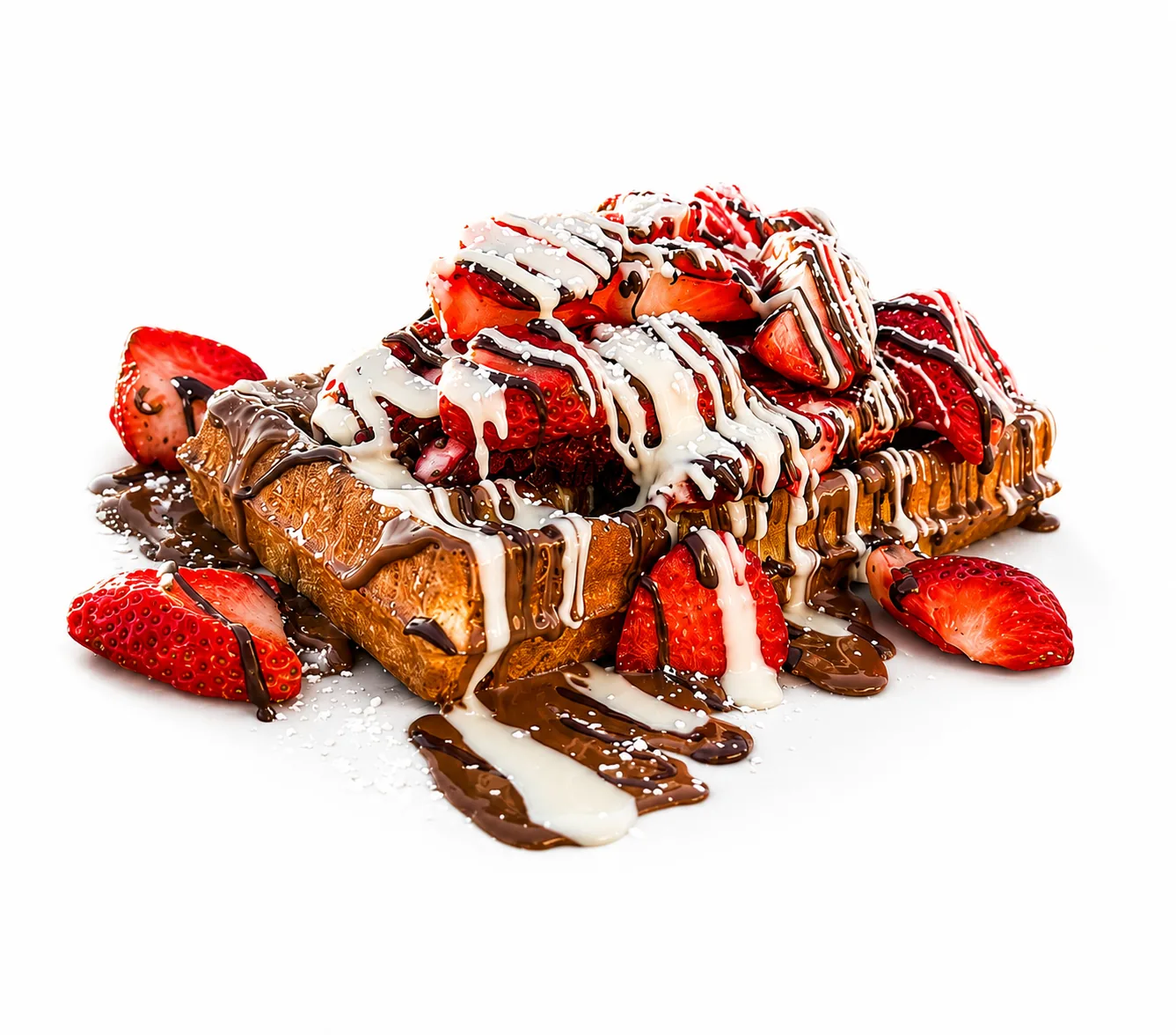 Strawberry Belgian waffle